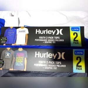 4 Boys Hurley Tops size L(14/16)